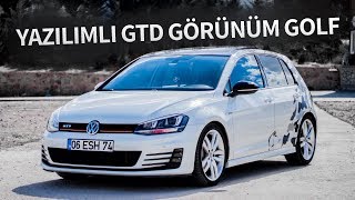 MAKBUL SPEC VW GTD GOLF 7  Soft Yazılımlı 0100 Deneme [upl. by Rockie]