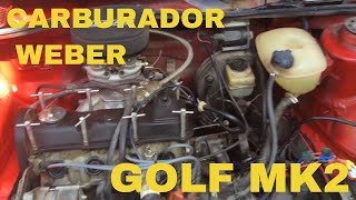 carburador tipo weber para golf mk2 [upl. by Hutton]