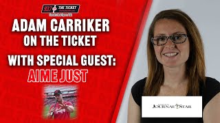 INTERVIEW Lincoln Journal Stars Aime Just Chats huskers football with Adam Carriker [upl. by Nailliw]