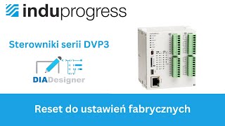 Sterowniki Delta DVP3 – 03 Reset do ustawień fabrycznych kurs DIADesigner [upl. by Elberfeld]