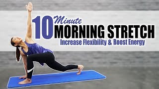 10Minute Morning Stretch to Increase Flexibility amp Boost Energy  Joanna Soh [upl. by Carlen569]