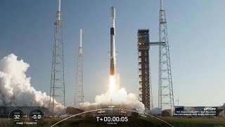 SpaceX launches 24 Starlink satellites on 18th mission of 2024 nails landing [upl. by Livvi]