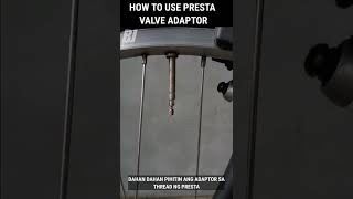 How to use Presta valve adapter shorts [upl. by Lucilla]