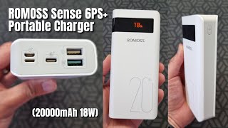 ROMOSS Sense 6PS Portable Charger [upl. by Grochow]