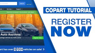 Registration  Copart Canada Tutorial [upl. by Bess]