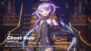 Ghost Rule ゴーストルール feat Hatsune Miku Kagamine RinLen Megurine Luka MEIKO KAITO  PDAFT [upl. by Urquhart]