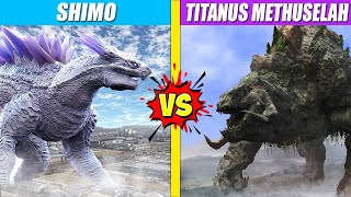 Shimo vs Titanus Methuselah  SPORE [upl. by Elijah761]