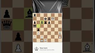 Find the best move chess puzzles chesspuzzles chesstricks tactics chesstactics [upl. by Yentrac]