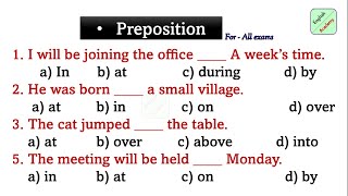 prepositions practice set18 for all competitive exams sscgd mts chsl englishacademybydeepakkr [upl. by Way157]