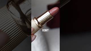 LISA ELDRIDGE ROUGE EXPERIENCE REFILLABLE LIPSTICK ROMY AND SIMONE SWATCHES lisaeldridgemakeup [upl. by Jean453]