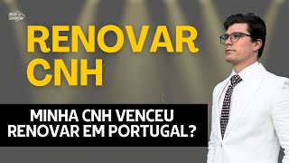 CNH VENCIDA POSSO RENOVAR EM PORTUGAL Ep 1231 [upl. by Ayal]