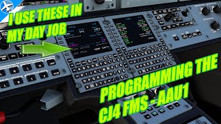 Citation CJ4 FMSFMC Tutorial  Microsoft Flight Simulator  Part 1 [upl. by Plate]