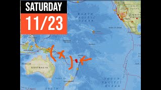 59 Earthquake Fiji Region Deep activity in the area Saturday 11232024 [upl. by Kroy]