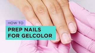 OPI Gel Polish Manicure Nail Prep Tutorial [upl. by Aniaz35]