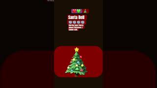 Christmas bell Santa Bell that I cannot wait ￼ [upl. by Terzas]