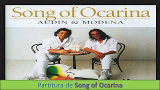 Partitura Song of Ocarina Modena Audin Clayderman [upl. by Karl]