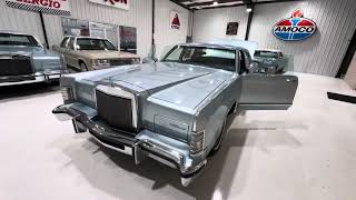 1979 Lincoln Town Car Interior Review 36000 ORIGINAL MILES [upl. by Vorfeld]