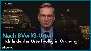 BVerfGUrteil zum Nachtragshaushalt Interview mit Reiner Holznagel [upl. by Ladnar]