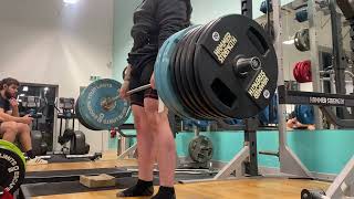 300kg x1 Block Pull [upl. by Akcirederf873]