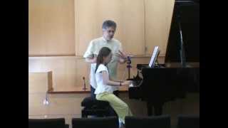 Masterclass Alan Weiss Mozart sonata in C K 545  1 [upl. by Ivetts]