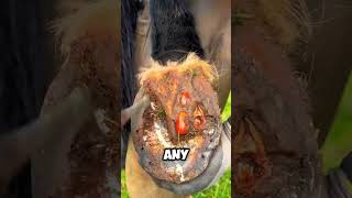 How a Simple Hoof Clean Saved This Horse from Agony 🐎💥 shorts fyp [upl. by Eelyek]