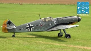 ME 109 F4 RC SCALE MODEL FLIGHT STEFFEN ZAUN EUROFLUGTAG AERO CLUB RHEIDT 2016 [upl. by Elihu]