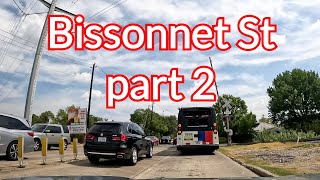 4K Houston Texas Bissonnet St driving part 2 [upl. by Hsetih]