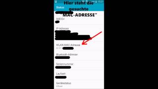 MAC Adresse auf Android Smartphone  Handy auslesen  anzeigen lassen [upl. by Sualakcin]