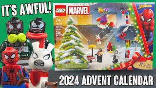 REVIEW LEGO Spider Man 2024 Advent Calendar Set 76293 [upl. by Yrroc]