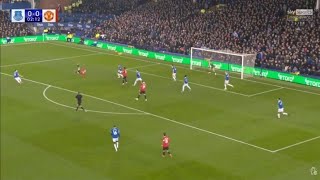 Alejandro Garnacho Bicycle Kick Goal HQ  Everton 01 Manchester United  EPL  26112023 [upl. by Llednil126]