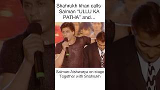 When Salman was “Gentleman” amp SRK was “BHAI”SALMAN amp AISHWARYA TRYING TO SEE EACH OTHER [upl. by Buhler]