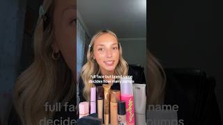 brand decides how many pumps  grwmmakeup makeupchallenge makeup makeupproducts shortsfeed [upl. by Eibmab821]