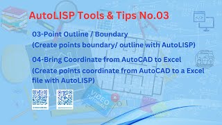 03Points Outline and Coordinate To Excel with AutoLISP Command [upl. by Roanna]