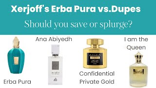 Xerjoff Erba Pura Dupes lattafa erbapura perfumedupes middleeasternperfumes [upl. by Barren]