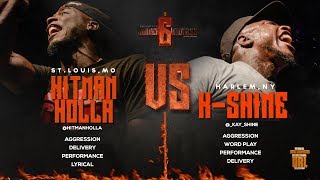 HITMAN HOLLA VS KSHINE SMACK URL RAP BATTLE  URLTV [upl. by Borszcz896]