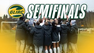 TO THE CHAMPIONSHIP NMU Womens Soccer GLIAC Semifinal Highlights [upl. by Nimsaj]