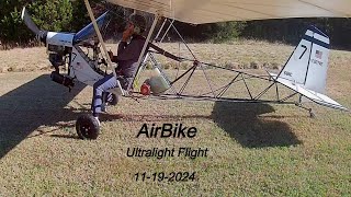 AirBike Ultralight Flight 11192024 [upl. by Bruce798]