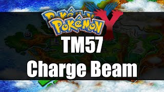 Pokemon XampY  Where to get TM57 Charge Beam [upl. by Orlina468]