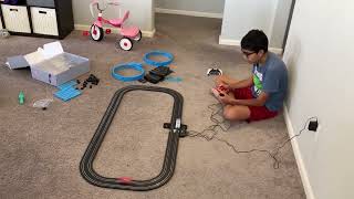 Electric Track with 3 Vehicles Slot car Racing [upl. by Engracia468]