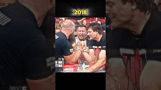 Devon Larratt legendary comeback 🥶💪 armwrestling devonlarratt trending shorts [upl. by Mazonson903]