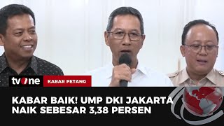 UMP DKI Jakarta 2024 Naik Menjadi Rp5067381  Kabar Petang tvOne [upl. by Elorac]