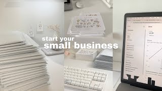 how to start a SUCCESSFUL small business in 2025 🌷📦 the ULTIMATE guide advice everything i learned [upl. by Nahum151]