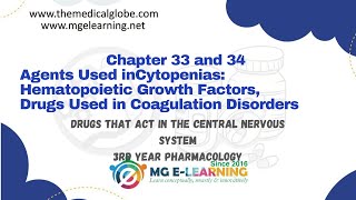 Agent Used in Cytopenias Hematopoietic Growth Factors Drugs Used in Coagulation Disorder [upl. by Bamberger]