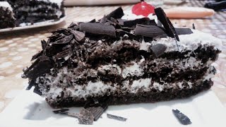 💕طورطة الغابة السوداء بطريقة سهلة وناجحة للمبتدئات Recette de la Forêt Noire💕 طريقة [upl. by Ailama693]