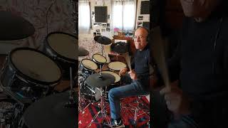 STASERA CHE SERA  Matia Bazar drumcover MAURO IL BATTERISTA DEL TRASIMENO [upl. by Ainecey]