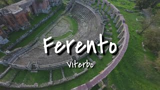 Ferento  Viterbo  4K FPV drone experience [upl. by Ennaul106]