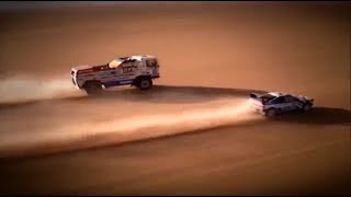 DAF vs Peugeot 405 I ParisDakar 1988 [upl. by Nahgiem]