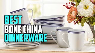 Top 5 Best Bone China Dinnerware Review in 2023  Dishwasher amp Microwave Safe Dinnerware [upl. by Hutton]