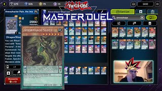 YuGiOh Master Duel Amorphage Magician Deck Profile [upl. by Young]