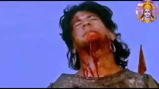 Abhimanyu death scene  karna kills abhimanyu in mahabharat starplus [upl. by Eilatan]